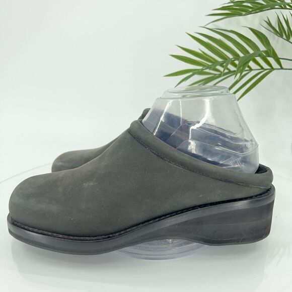 Cole Haan Women's Clog Mules Women's Size 7 B Grey Leather Slip On Shoes Lined - Picture 5 of 13